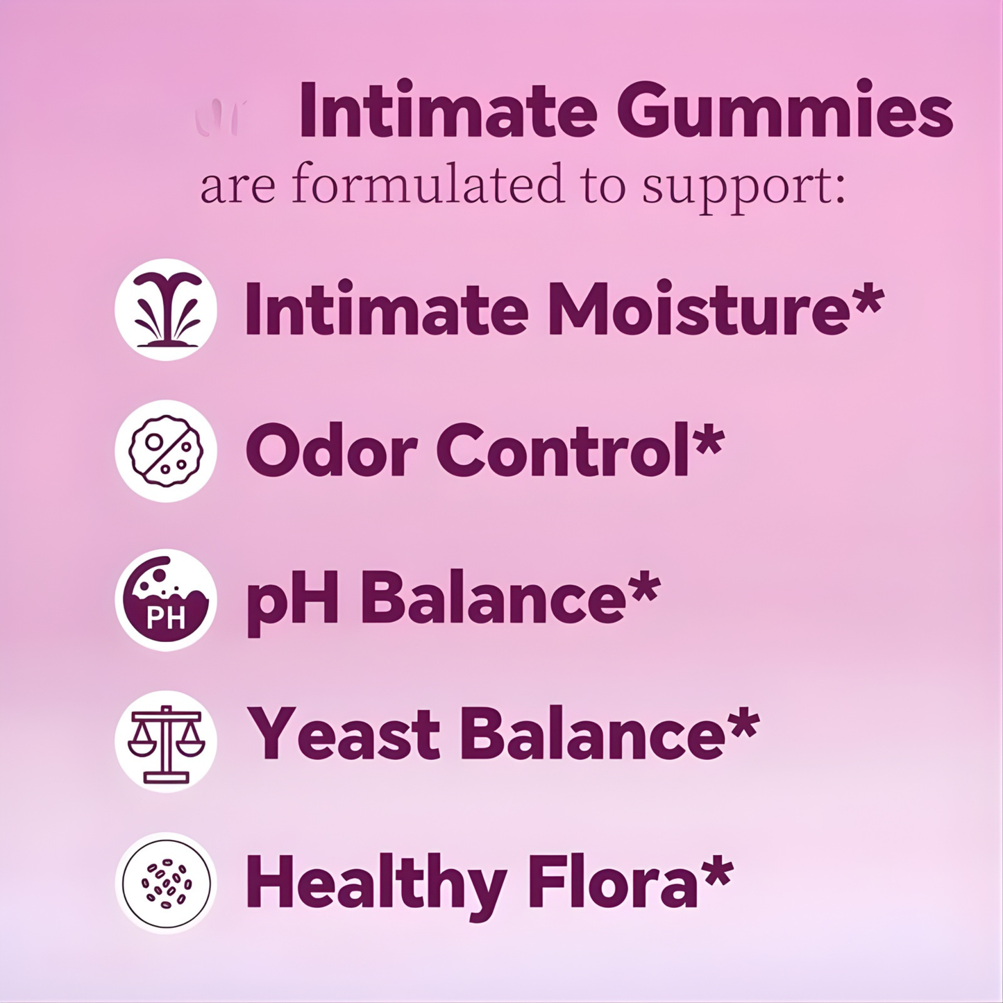 Juicy Feminine Probiotics Gummies